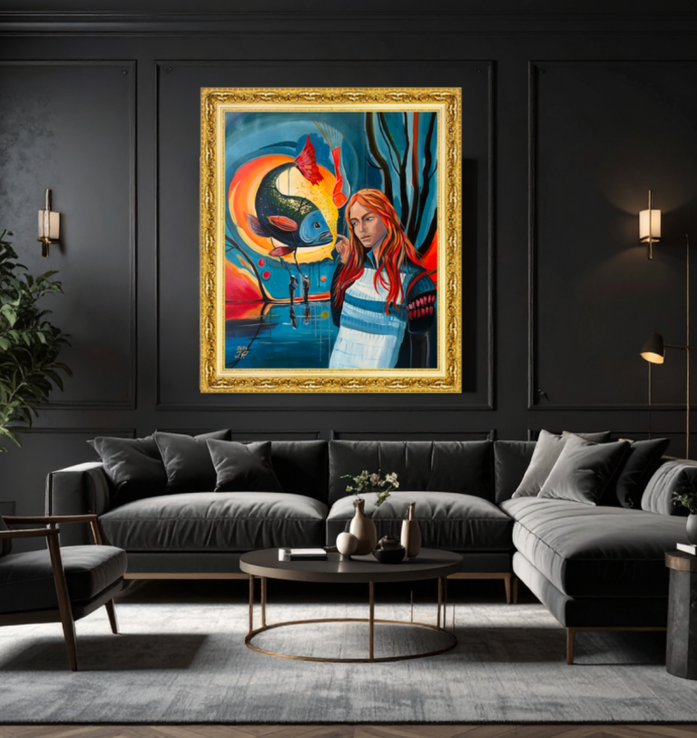 Licht im Wald im Zimmer